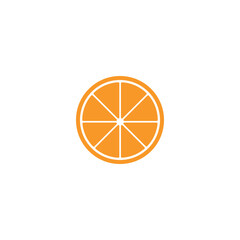 Wall Mural - orange logo icon