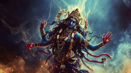 Goddess Kali creative concept