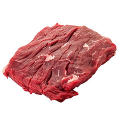 Wall Mural - Skirt of beef- Isolated on transparent background 