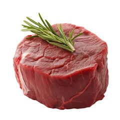 Wall Mural - Tenderloin (Filet Mignon) of beef- Isolated on transparent background 