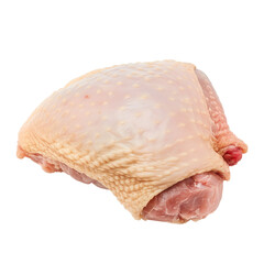 Poster - Chicken Thigh Isolated on transparent background 