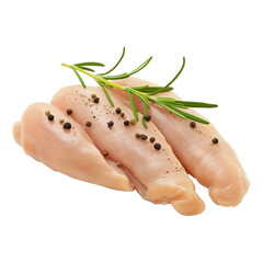 Poster - Chicken Tenderloin Isolated on transparent background 