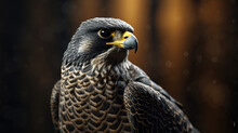 Detailed Close-up Shot Of Bird Of Prey. Ideal For Nature Enthusiasts And Wildlife Photographers