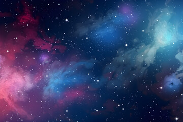 Nebula and galaxy with star and space dust in the universe and deep planet night sky background