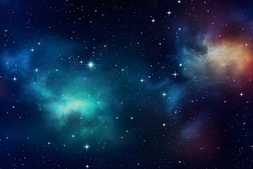 Wall Mural - nebula and galaxy with star and space dust in the universe and deep planet night sky background