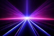 Glowing flash. Sparkling light effects of lens flare with colorful twinkle. Beautiful glare effect with bokeh, glitter particles and rays. Shining abstract transparent background Generative Ai