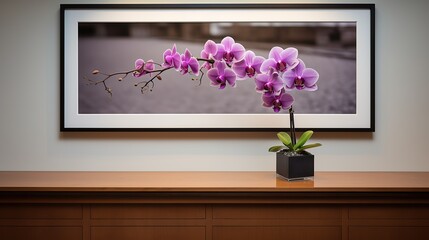 Wall Mural - Beautiful Flowering Plant in Indoor Setting