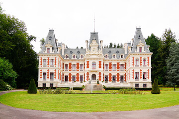 Wall Mural - historical facade entrance building of Prefecture Correze in Tulle France