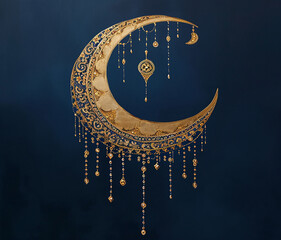 Wall Mural - Ornate crescent moon decoration