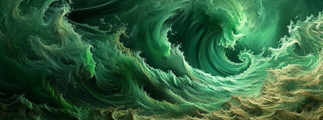 Wall Mural - abstract green background, background, wallpaper