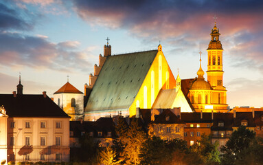 Sticker - Church in Warsaw - St. John