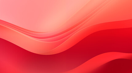 Wall Mural - abstract wavy red gradient color background