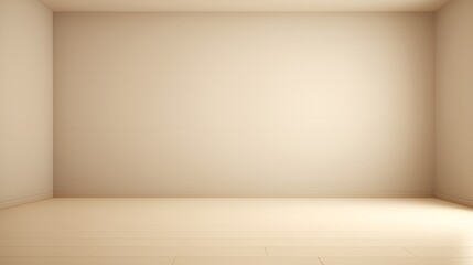 Poster - Empty Cream wall background, versatile for product display , Empty Cream wall background, product display, empty