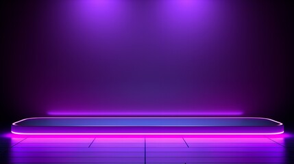 Poster - Empty display background with a romantic and floral touch , Empty display background, romantic, floral
