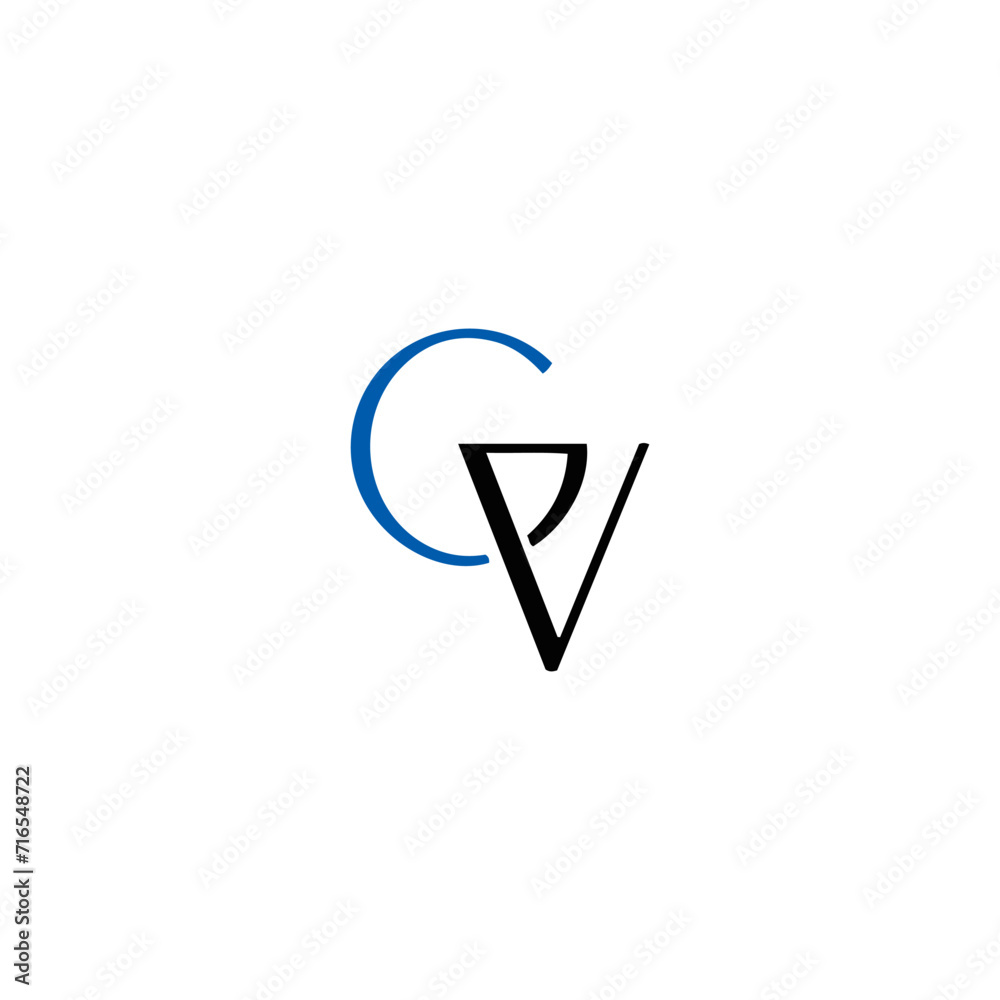 CV logo. C V design. White CV letter. CV, C V letter logo CV design ...