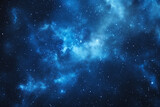 Fototapeta Kosmos - blue night sky with stars, in the style of infinite space, 