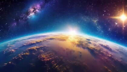 Wall Mural - planet in space