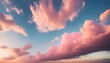 beautiful pink sunset clouds