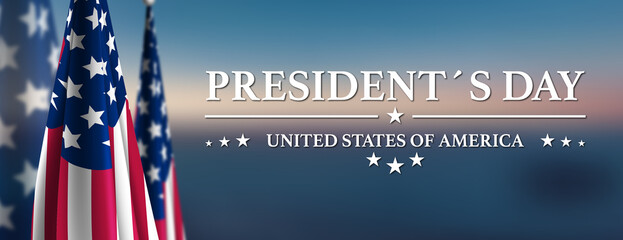 Wall Mural - Presidents Day USA Background