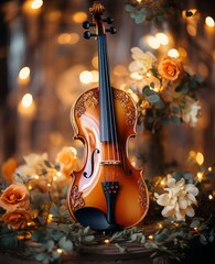 Classical music for the festive season, typical environment