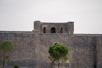 Wall Mural - Fortifications of Diyarbakir and Diyarbakir Castle.