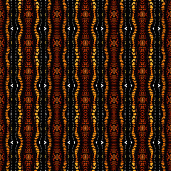 Aufkleber - Vector ethnic tribal pattern. Abstract seamless pattern.