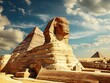 Pyramids of Giza, Cairo, Egypt.