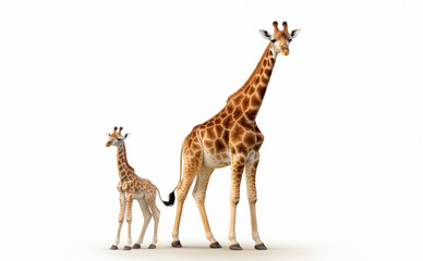 Giraffe with Calf