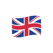 National Flag Of United Kingdom Vector Banner Wave Symbol