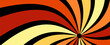 70s style orange shades beams dark background. Colourful grunge retro burst vector. Vintage summer, circus and carnival background. abstract stylish 70s era line frame illustration
