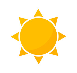 Wall Mural - sun icon vector