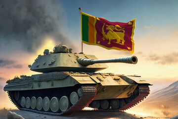 Wall Mural - Heavy Battle Tank of Sri Lanka