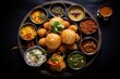 Gol Gappa Culinary Extravaganza, A Visual Symphony of Crispy Hollow Puffs, Filled with Spiced Water and Tangy Chutneys