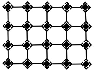 seamless pattern with hexagons