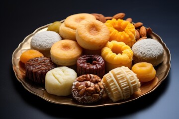 Wall Mural - Assorted delicious indian sweets