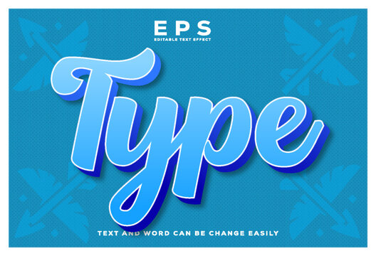 Type design editable text