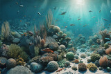 Fototapeta Do akwarium - Coraux sous marin