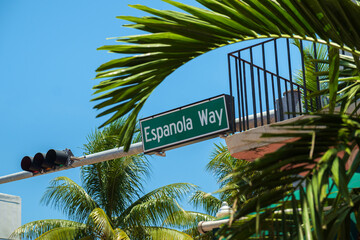 Wall Mural - Miami Beach Street Signs