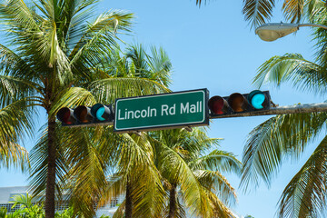 Wall Mural - Miami Beach Street Signs