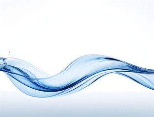 Wall Mural - blue water wave