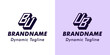 © Prayoga - Letters BU and UB 3D Monogram Logo, Suitable for business with BU or UB initials