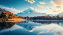 Amazing Mountain Of Mount Fuji In Japan