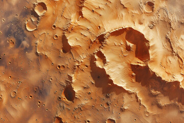 Poster - Mars surface texture. Background image. Created with Generative AI technology