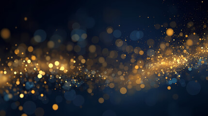 Abstract glitter lights background. Blurred bokeh effect