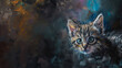 colorful oil paintings. close-up cat art. colorful art. brush stroke backgrounds. eye, animal, horse, dog, cat, whale drawings and paintings. high quality painting samples backgrounds. wallpaper.  