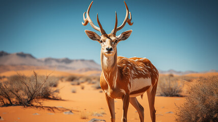 Canvas Print - deer in the wild