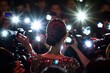 Famous Star Embraces Paparazzi Frenzy, Captured In Flashing Camera Blitz