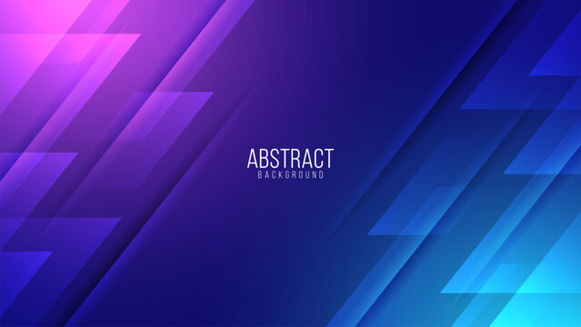 Abstract dark blue and purple gradient futuristic background with light diagonal lines