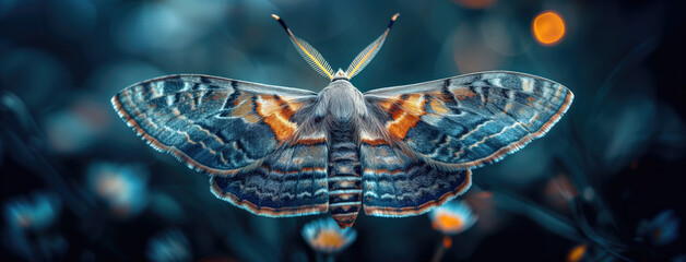 beautiful moth background