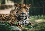 Fototapeta Zwierzęta - Jaguar in zoo